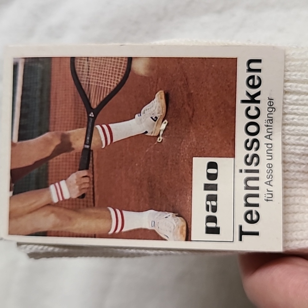 Vintage Palo German Tennis  Socks 2pr NWT